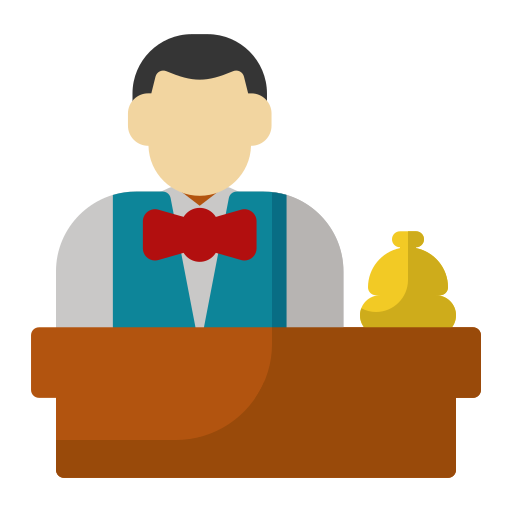 Receptionist Generic color fill icon