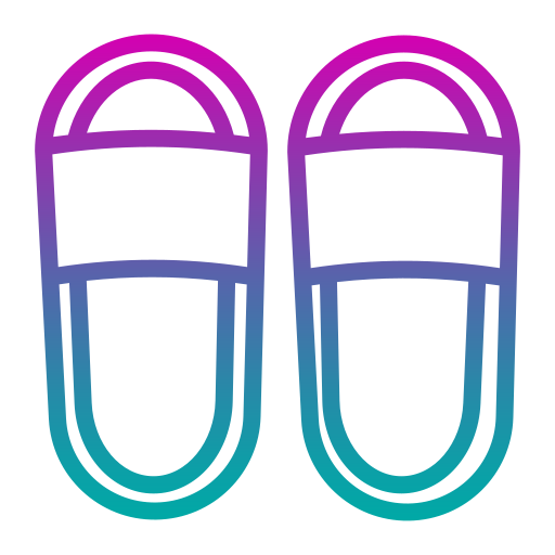 des sandales Generic gradient outline Icône