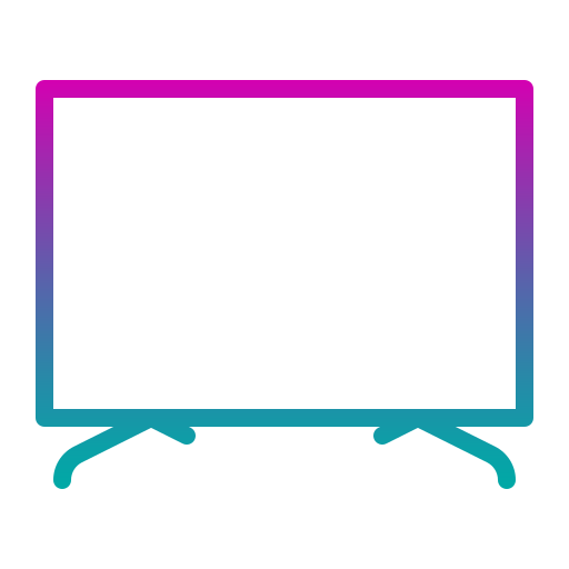 télévision Generic gradient outline Icône