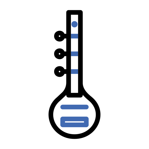 sitar Generic color outline icona