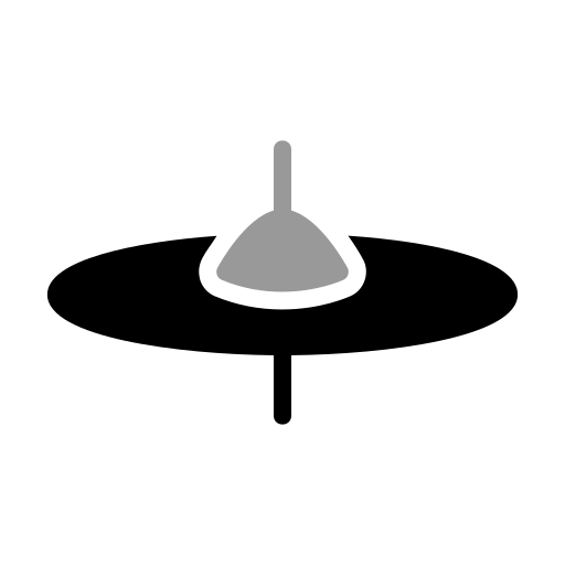 Cymbal Generic color fill icon