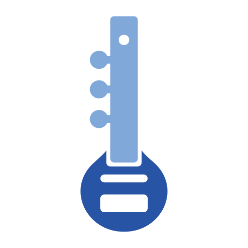 Sitar Generic color fill icon