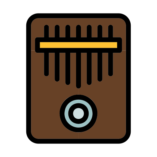 Kalimba Generic color lineal-color icon
