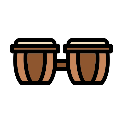 bongos Generic color lineal-color icon