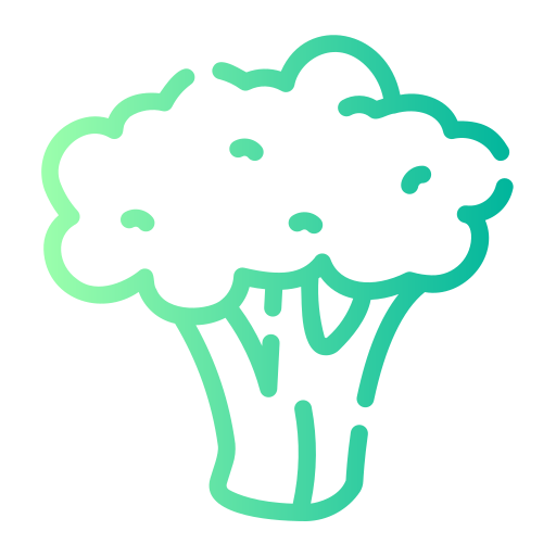 Broccoli Generic gradient outline icon