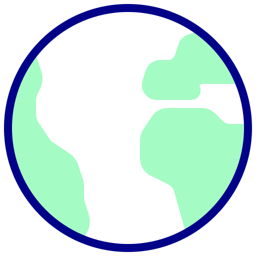 globo terrestre Generic color lineal-color icona