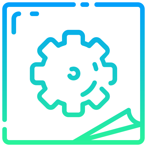 Settings Generic gradient outline icon