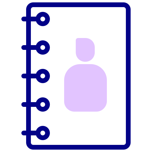 agenda Generic color lineal-color icono