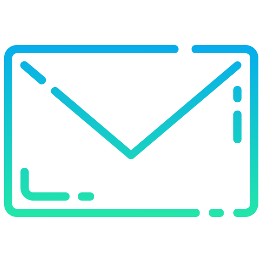 Email Generic gradient outline icon