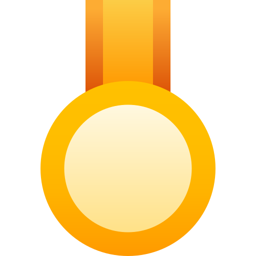 icona della medaglia Generic gradient fill icona
