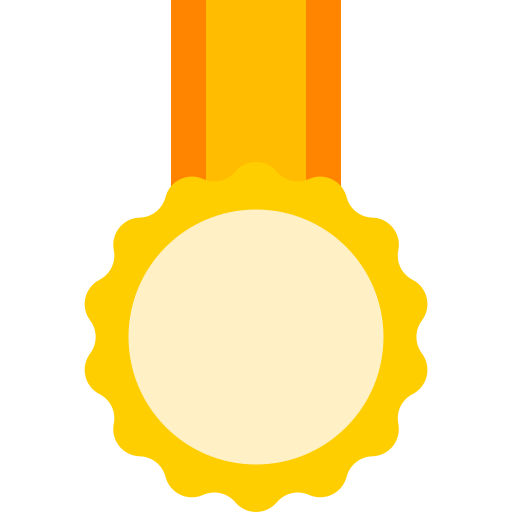 ikona medalu Generic color fill ikona