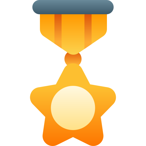 ikona medalu Generic gradient fill ikona