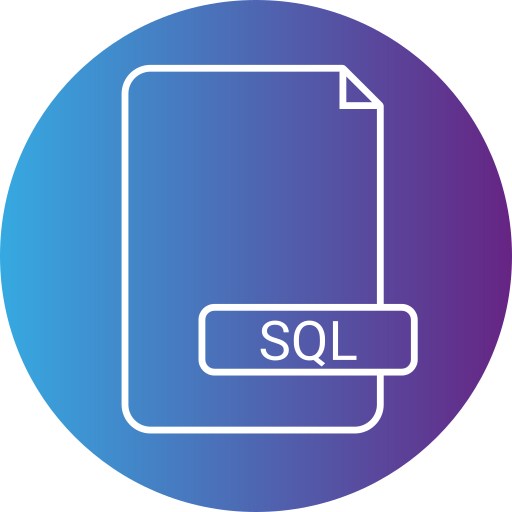 sql Generic gradient fill Ícone