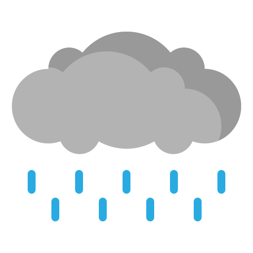 deszczowy Generic color fill ikona