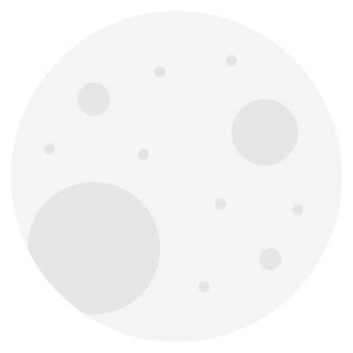 満月 Generic color fill icon