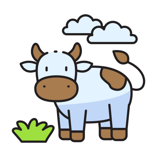 Cow Generic color lineal-color icon
