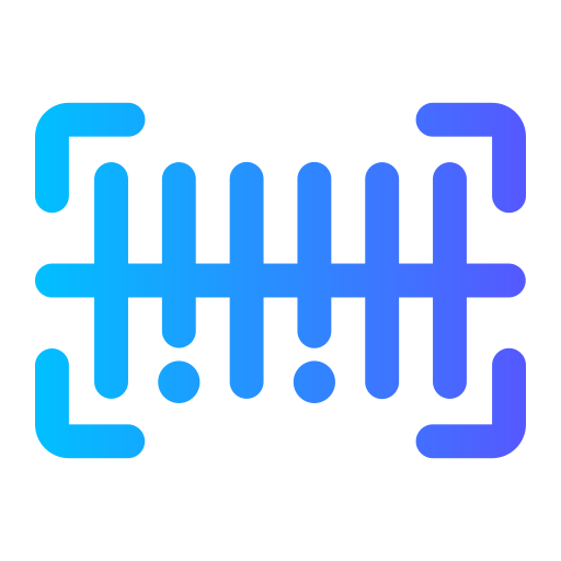barcode Generic gradient fill icon