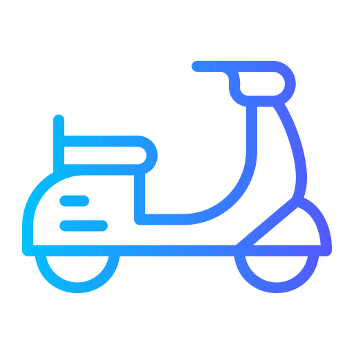 scooter Generic gradient outline icoon