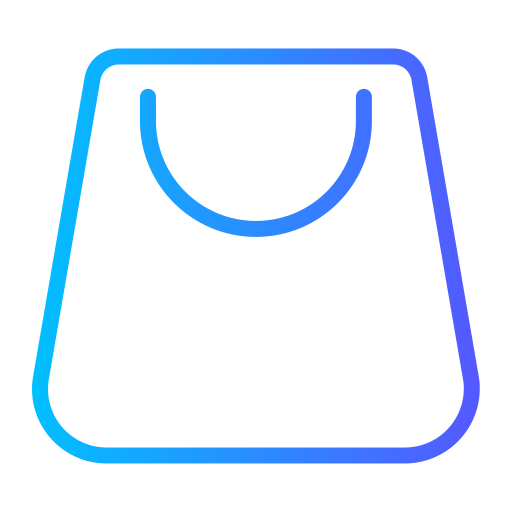 torba na zakupy Generic gradient outline ikona