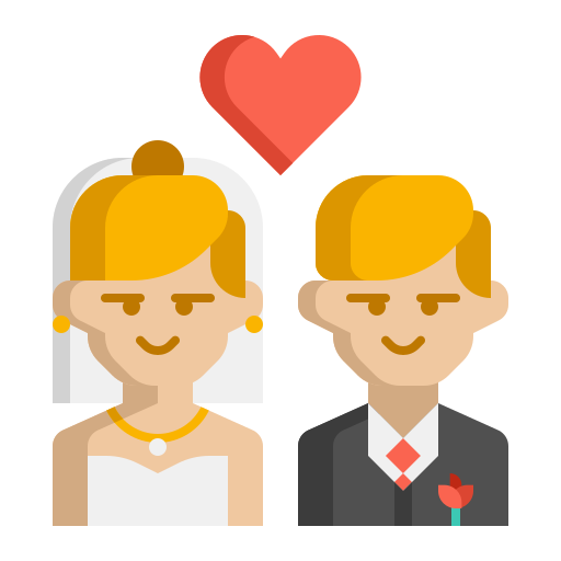 huwelijksboog Generic color fill icoon