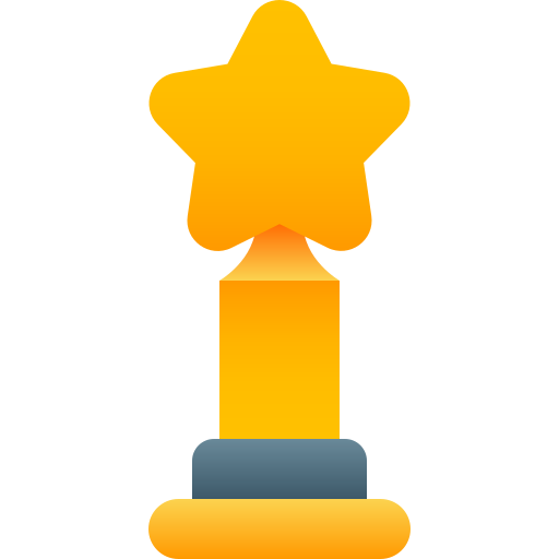 gwiazda trofeów Generic gradient fill ikona