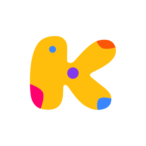 Letter k Generic color fill icon