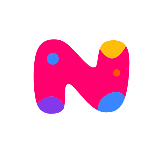 litera n Generic color fill ikona
