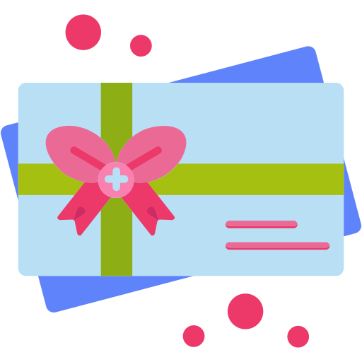 Gift card Generic color fill icon