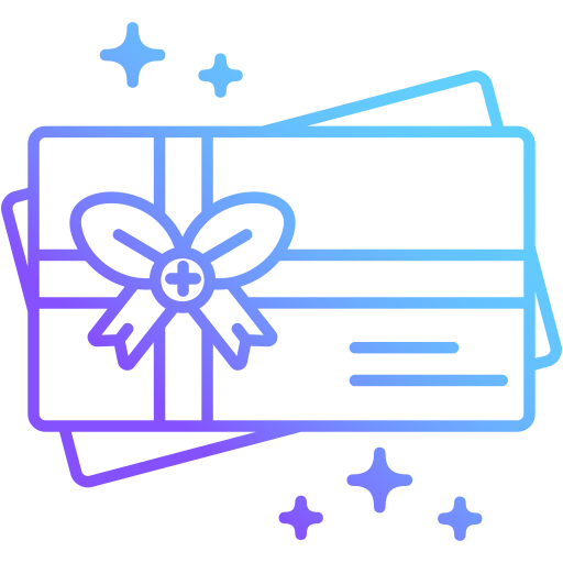 Gift card Generic gradient outline icon