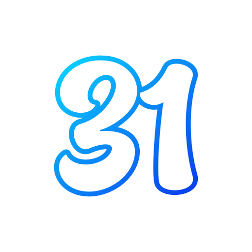 31 Generic gradient outline icon