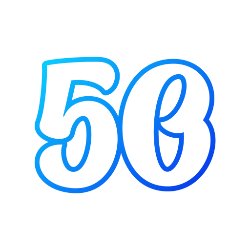 50 Generic gradient outline icoon