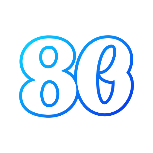 80 Generic gradient outline icoon