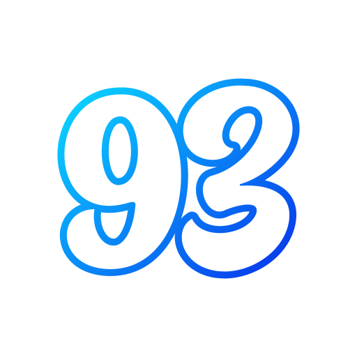 93 Generic gradient outline icona