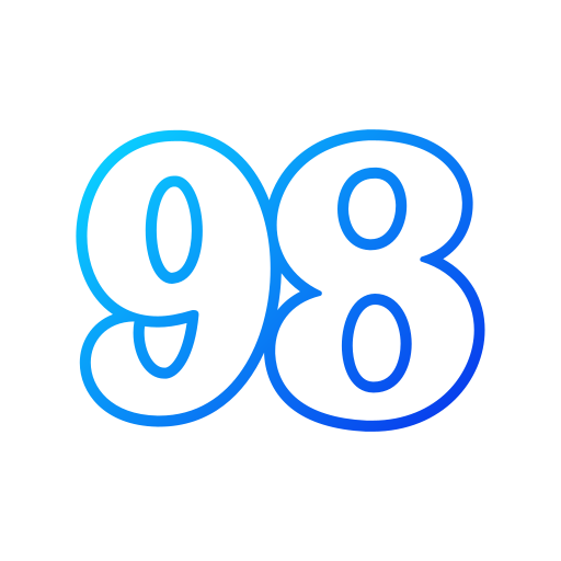 98 Generic gradient outline Icône