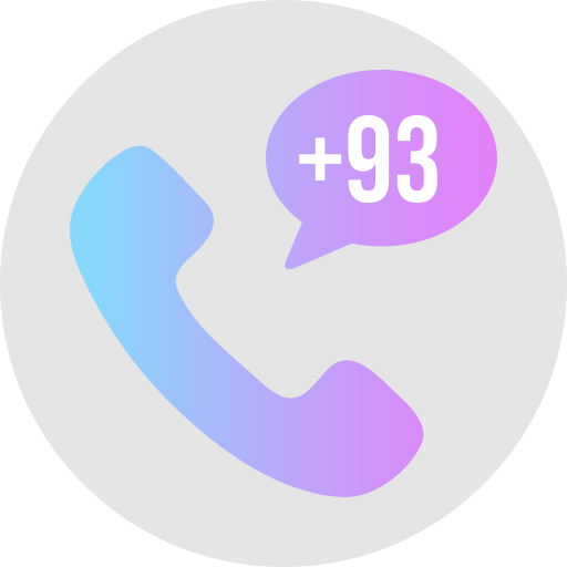 Dial code Generic gradient fill icon