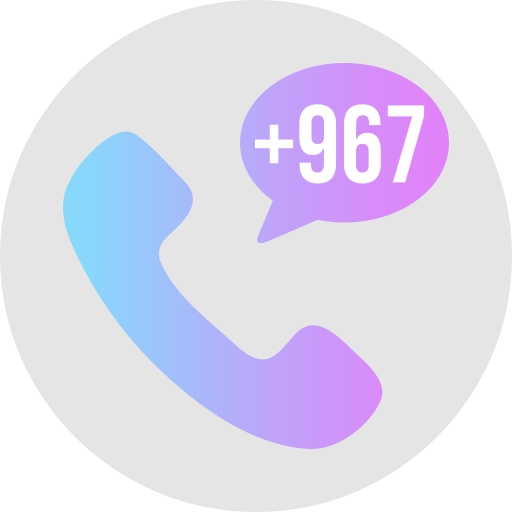 Dial code Generic gradient fill icon