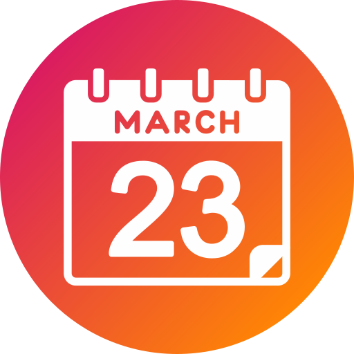 marzo Generic gradient fill icono