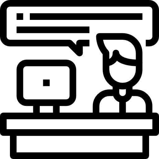 책상 Justicon Lineal icon