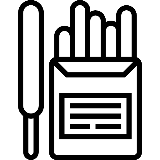 bastoncino di caramella Meticulous Line icona