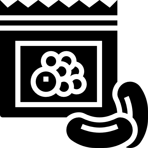 frijolitos confitados Meticulous Glyph icono