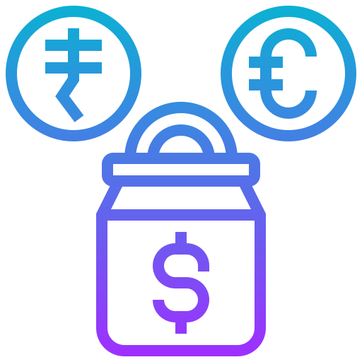 Currency Meticulous Gradient icon