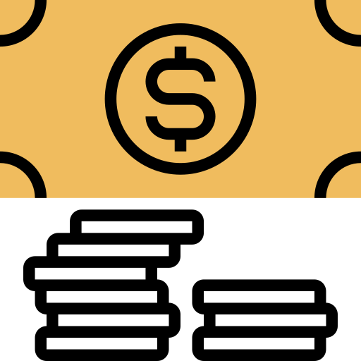 通貨 Meticulous Yellow shadow icon