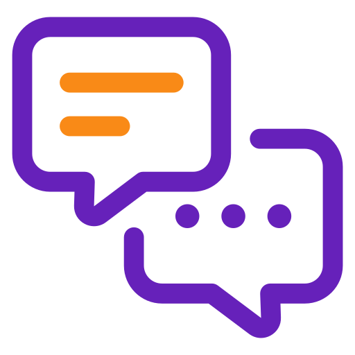 Discussion Generic color outline icon