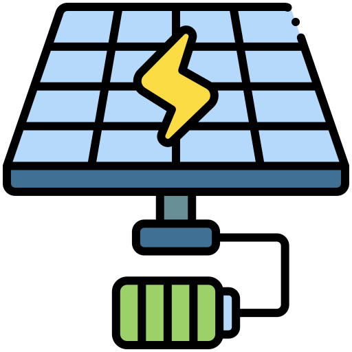 panel solar Generic color lineal-color icono