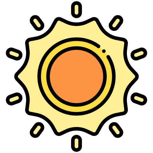 Sun light Generic color lineal-color icon