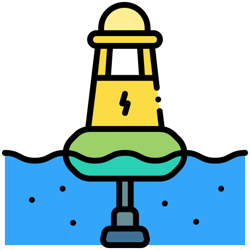 Wave energy Generic color lineal-color icon