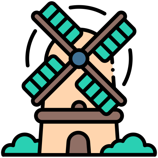 Wind mill Generic color lineal-color icon