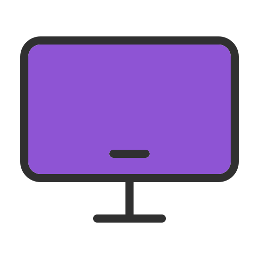 monitor Generic color lineal-color ikona