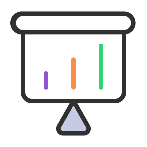 Presentation Generic color lineal-color icon