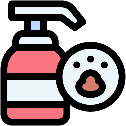 shampoo voor huisdieren Generic color lineal-color icoon